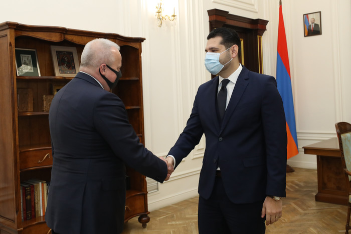Փոխվարչապետ Համբարձում Մաթևոսյանն ընդունել է ՌԴ դեսպան Սերգեյ Կոպիրկինին
