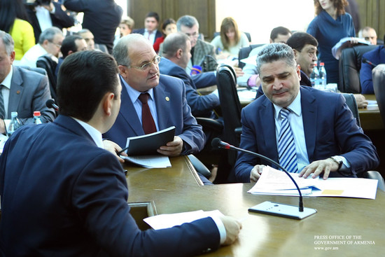 Վարչապետի ելույթը Ազգային ժողովի հանձնաժողովների համատեղ նիստում 2013 թվականի ՀՀ պետական բյուջեի նախ