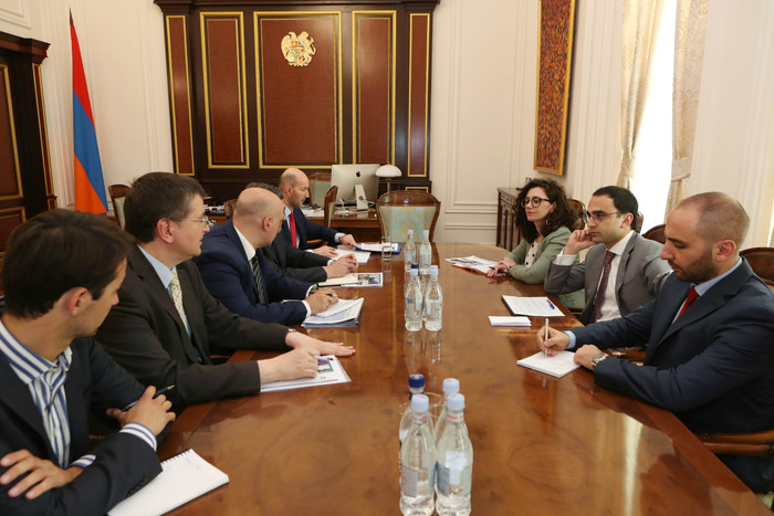 Փոխվարչապետ Տիգրան Ավինյանն ընդունեց Վերակառուցման և զարգացման եվրոպական բանկի պատվիրակությանը