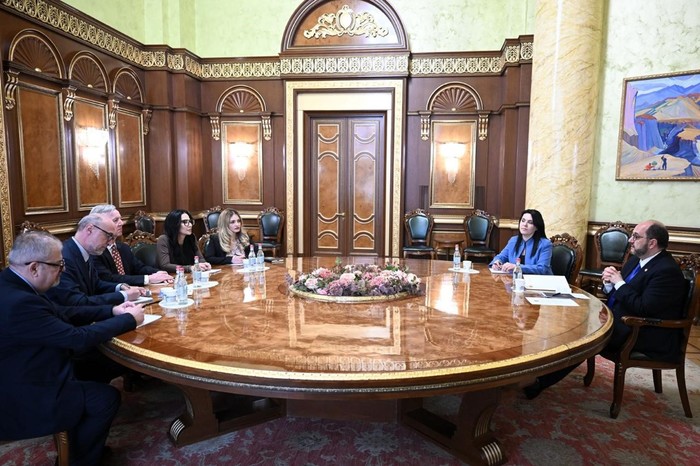 Արայիկ Հարությունյանը հանդիպել է  Ընտրական համակարգերի միջազգային հիմնադրամի նախագահի հետ