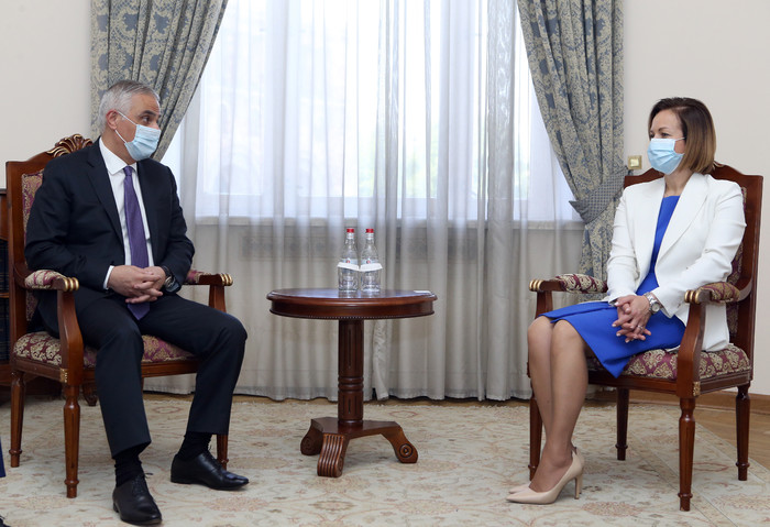 Փոխվարչապետ Մհեր Գրիգորյանն ընդունել է Տնտեuական համագործակցության հարցերով հայ-ուկրաինական միջկառավ