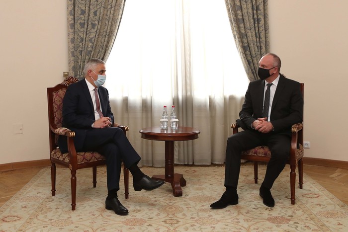 Փոխվարչապետ Մհեր Գրիգորյանն ընդունել է Բելառուսի նորանշանակ դեսպանին