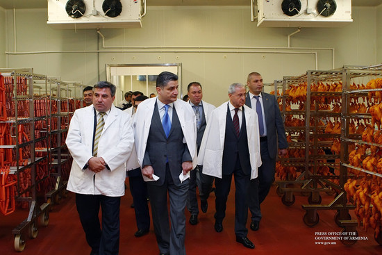 Վարչապետն այցելել է «Նատֆուդ» մսամթերքի գործարան