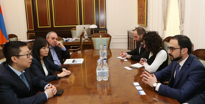 Փոխվարչապետ Տիգրան Ավինյանն ընդունել է չինական «ԱՎԻԿ» հոլդինգի պատվիրակությանը
