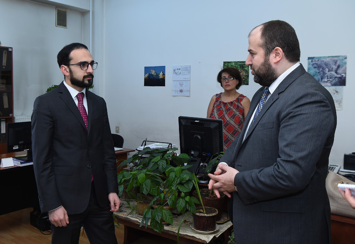 Փոխվարչապետ Տիգրան Ավինյանը շրջայց է կատարել Բնապահպանության նախարարությունում