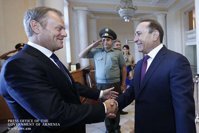 Հովիկ Աբրահամյանը և Դոնալդ Տուսկը քննարկել են Հայաստան - Եվրամիություն համագործակցության հեռանկարներ
