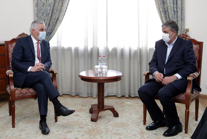 Փոխվարչապետի պաշտոնակատար Մհեր Գրիգորյանը ընդունել է Իրանի ճանապարհաշինության և քաղաքաշինության նախա