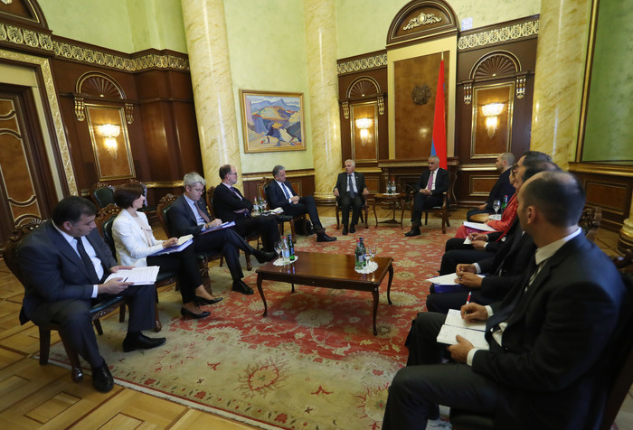 Փոխվարչապետ Մհեր Գրիգորյանն ընդունել է ԵՄ պաշտոնյաների