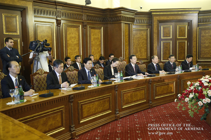 Վարչապետ Հովիկ Աբրահամյանն ընդունել է Չինաստանի առաջին փոխվարչապետի գլխավորած պատվիրակությանը