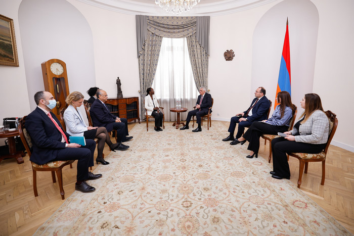 Փոխվարչապետ Մհեր Գրիգորյանն ընդունել է Համաշխարհային բանկի տարածաշրջանային տնօրենին