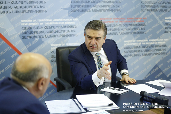 Ճիշտ ուղու վրա ենք. Կարեն Կարապետյանը ծանոթացել է Տարածքային կառավարման և զարգացման նախարարության ծր