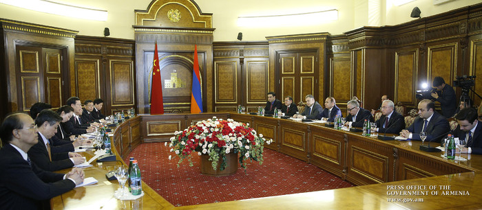Վարչապետ Հովիկ Աբրահամյանն ընդունել է Չինաստանի առաջին փոխվարչապետի գլխավորած պատվիրակությանը