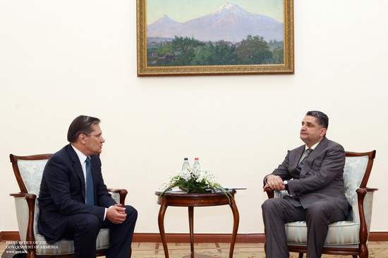 Վարչապետն ընդունել է ՌԴ տնտեսական զարգացման փոխնախարարին