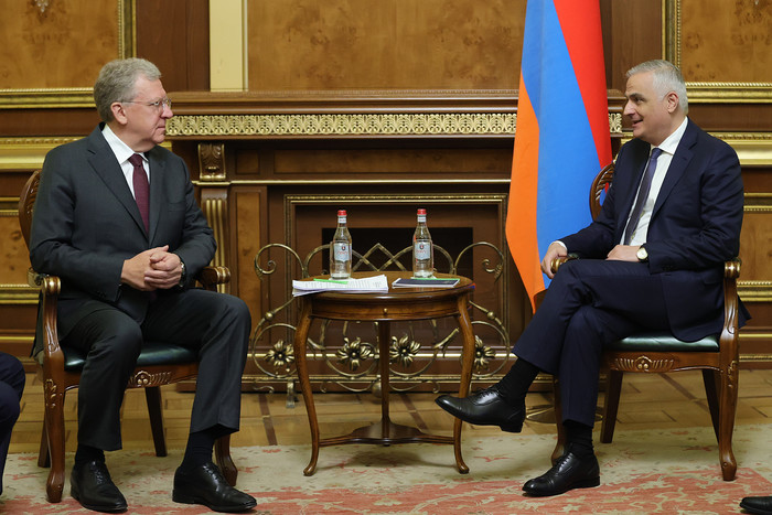 Մհեր Գրիգորյանն ընդունել է ՌԴ Հաշվիչ պալատի նախագահ Ալեքսեյ Կուդրինին
