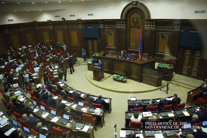 ՀՀ վարչապետ Հովիկ Աբրահամյանի ելույթն Ազգային ժողովի լիագումար նիստում