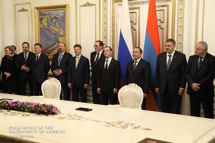 Ստորագրվել են հայ-ռուսական համագործակցության խորացմանն ուղղված մի շարք փաստաթղթեր