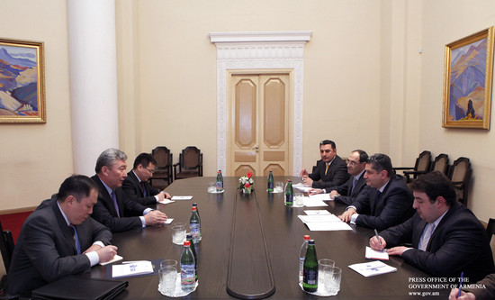 Տիգրան Սարգսյանն ընդունել է Հայաստանում Ղազախստանի դեսպանին
