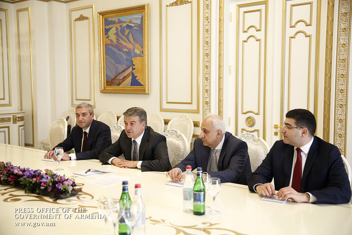 ԵԱՏՄ անդամ պետությունների ՏՏ ոլորտի ղեկավարներին  ընդունել է Կարեն Կարապետյանը