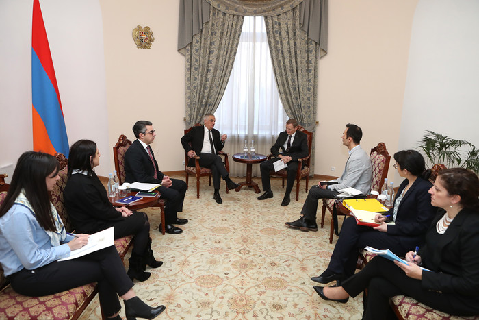 Փոխվարչապետ Մհեր Գրիգորյանն ընդունել է ՏՀԶԿ գլխավոր քարտուղարի տեղակալին