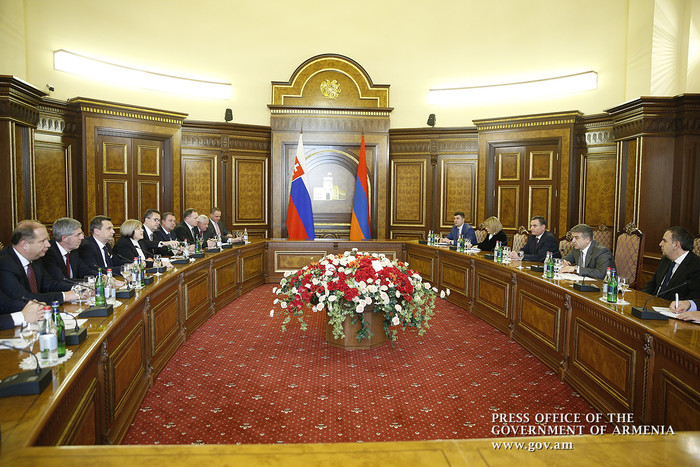 ՀՀ վարչապետը և Սլովակիայի Ազգային խորհրդի նախագահը կարևորում են առևտրատնտեսական ոլորտում համագործակց