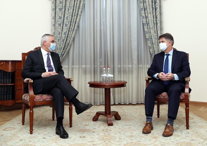 Փոխվարչապետ Մհեր Գրիգորյանն ընդունել է ԱՄՀ հայաստանյան առաքելության ղեկավարին