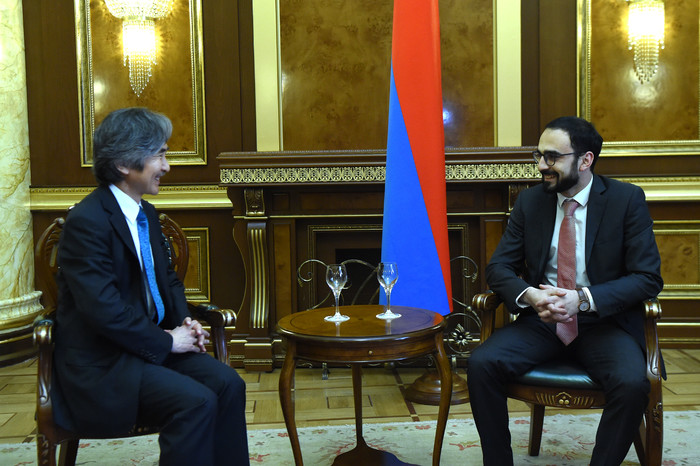 Փոխվարչապետ Տիգրան Ավինյանը ընդունել է Ճապոնիայի արտակարգ և լիզաոր դեսպան Ջուն Յամադային