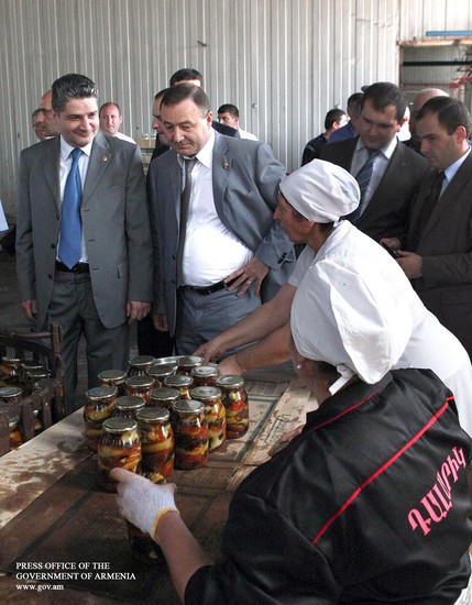 Տիգրան Սարգսյանն այցելել է Արմավիրի մարզ