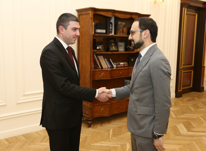 Փոխվարչապետ Տիգրան Ավինյանը հանդիպել է Արցախի Հանրապետության պետական նախարար Գրիգորի Մարտիրոսյանի հե