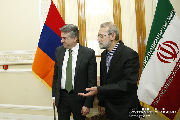 Կարեն Կարապետյանը և Ալի Լարիջանին բարձր են գնահատել հայ-իրանական քաղաքական երկխոսությունը