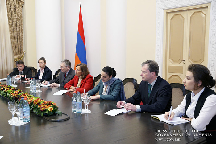 Վարչապետն ընդունել է գերմանական KFW բանկի փոխնախագահ Եվա Վիտտին