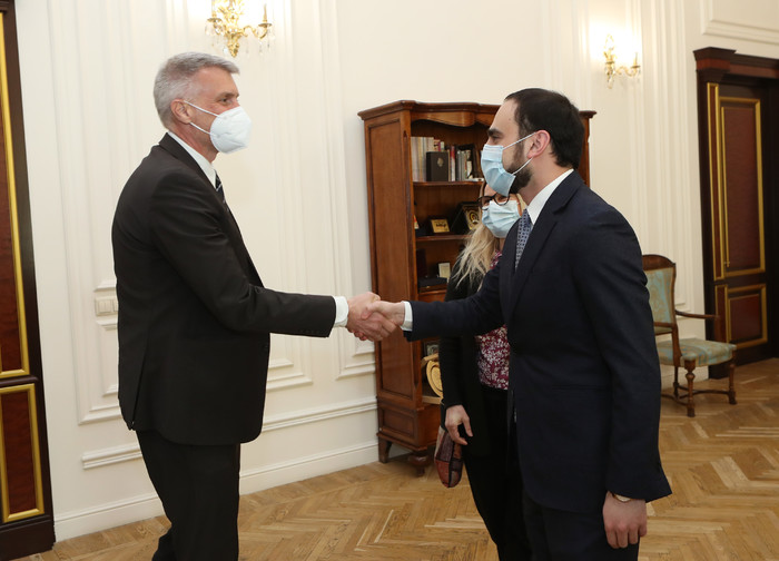 Տիգրան Ավինյանն ընդունել է Համաշխարհային բանկի Հարավային Կովկասի տարածաշրջանային տնօրեն Սեբաստիան Մո