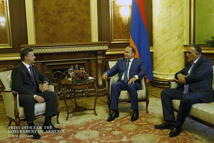 Վարչապետն ընդունել է ՌԴ տրանսպորտի նախարարին