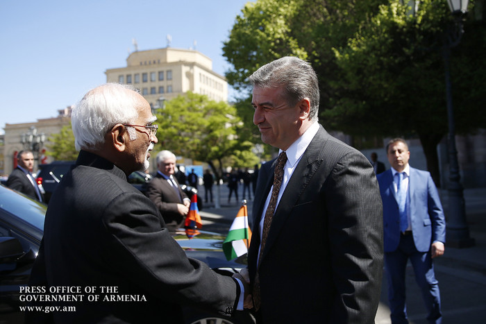 Կարեն Կարապետյանը և  Համիդ Անսարին քննարկել են հայ-հնդկական տնտեսական համագործակցության զարգացման հա