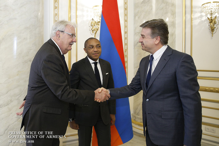 Կարեն Կարապետյանն ընդունել է Ֆրանկոֆոնիայի գլխավոր քարտուղարի գրասենյակի տնօրենին