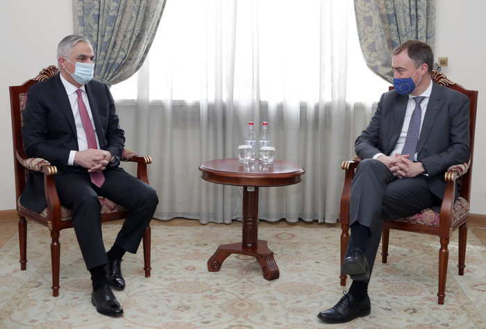 Փոխվարչապետ Մհեր Գրիգորյանն ընդունել է Հարավային Կովկասի և Վրաստանում ճգնաժամի հարցերով ԵՄ հատուկ նե