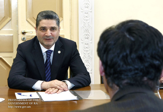 Ֆրանսիայի Տնտեսական վերելքի ծրագրի նախարարը հյուրընկալվել է ՀՀ կառավարությունում
