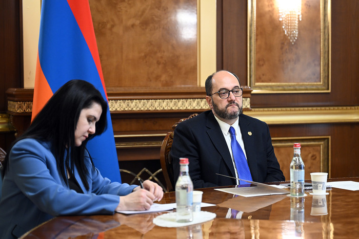 Արայիկ Հարությունյանը հանդիպել է  Ընտրական համակարգերի միջազգային հիմնադրամի նախագահի հետ