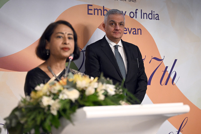 Փոխվարչապետ Մհեր Գրիգորյանը մասնակցել է Հնդկաստանի Հանրապետության օրվան նվիրված միջոցառմանը