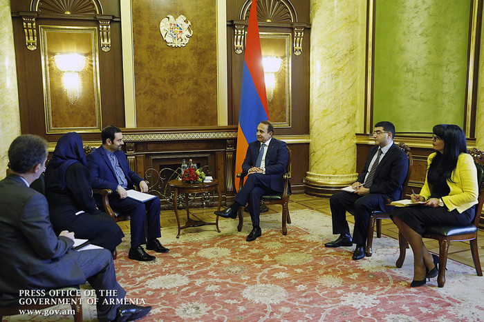 Քննարկվել են հայ-իրանական տնտեսական կապերի հետագա ընդլայնմանն ուղղված հարցեր