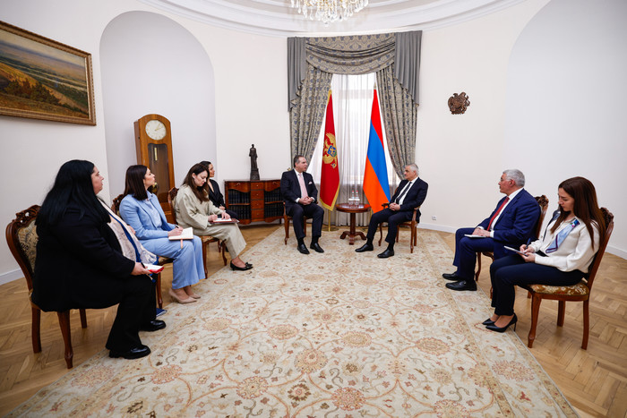 Փոխվարչապետ Մհեր Գրիգորյանն ընդունել է Չեռնոգորիայի արտաքին և եվրոպական գործերի փոխվարչապետին