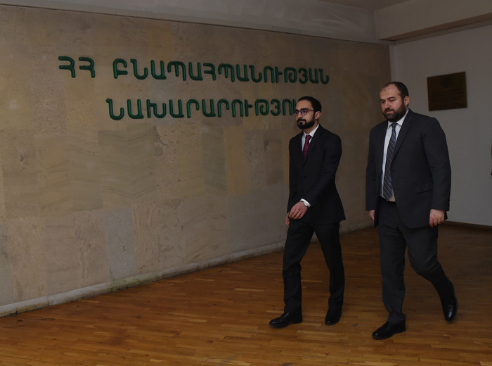 Փոխվարչապետ Տիգրան Ավինյանը շրջայց է կատարել Բնապահպանության նախարարությունում