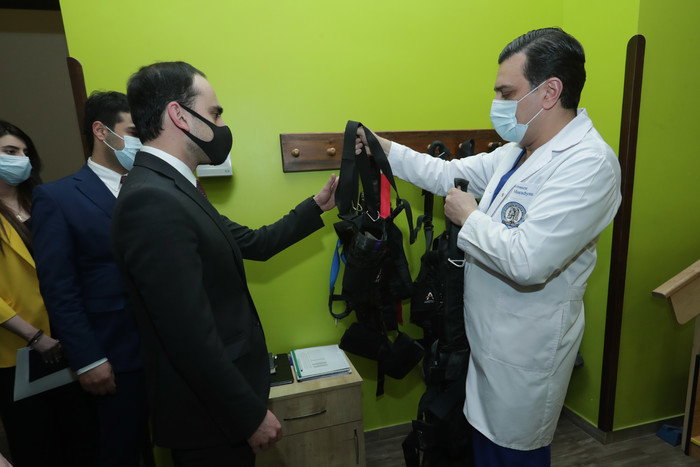 Փոխվարչապետն այցելել է Հայրենիքի պաշտպանի վերականգնողական կենտրոն