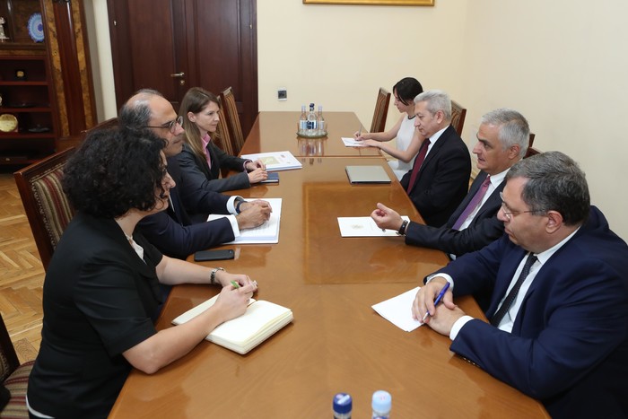 Փոխվարչապետ Մհեր Գրիգորյանն ընդունել է  ԱՄՀ Մերձավոր Արևելքի և Կենտրոնական Ասիայի տարածաշրջանային տն