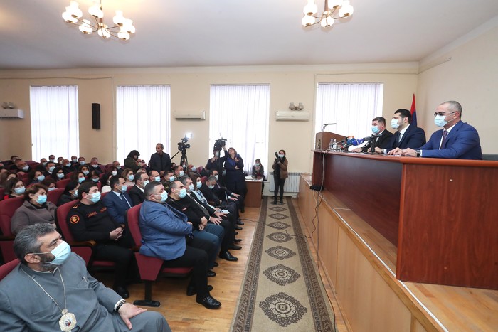 Փոխվարչապետ Համբարձում Մաթևոսյանը ներկա է գտնվել Արմավիրի նորանշանակ մարզպետի ներկայացման միջոցառման