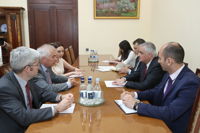 Փոխվարչապետ Մհեր Գրիգորյանն ընդունել էր ԵՄ պատվիրակության ղեկավարին
