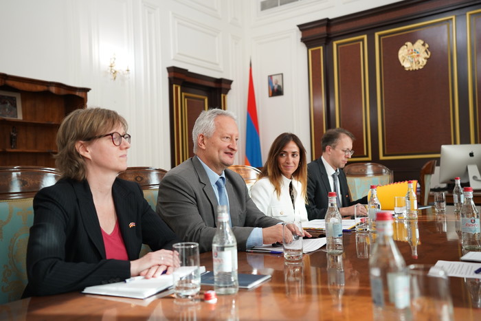 Փոխվարչապետ Տիգրան Խաչատրյանն ընդունել է գերմանական զարգացման բանկի տարածաշրջանային տնօրենի գլխավորա