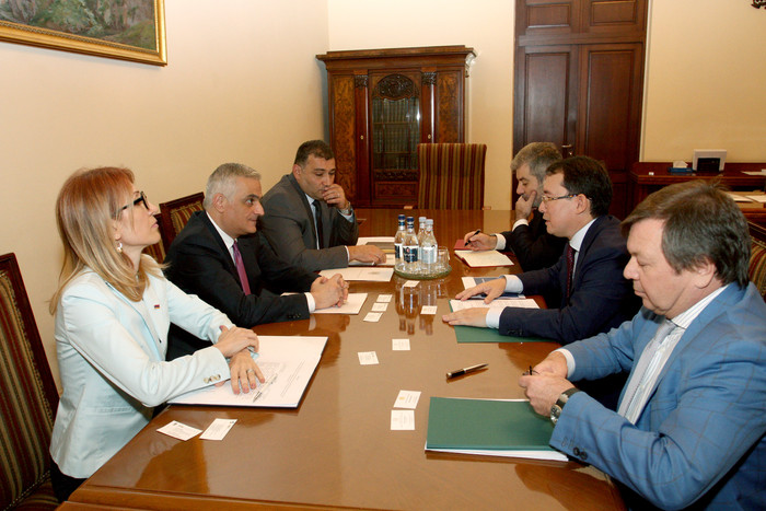Փոխվարչապետ Մհեր Գրիգորյանն ընդունել է  ԵԱՏՀ տնտեսական և ֆինանսական քաղաքականության նախարարին