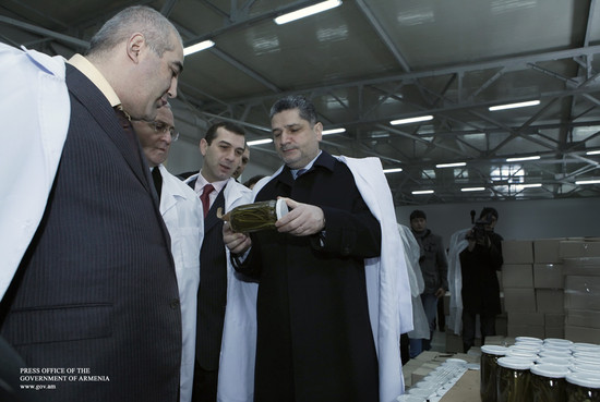 Կառավարությունն օժանդակություն է ցուցաբերում արտադրող ընկերության ներդրումային ծրագրին