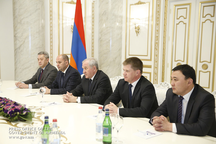 Վարչապետն ընդունել է ԵԱՏՄ անդամ երկրների մաքսային կառույցների ղեկավարներին