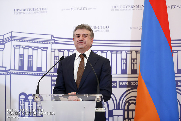 ՀՀ ու ՌԴ վարչապետներ Կարեն Կարապետյանի ու Դմիտրի Մեդվեդևի հանդիպումը ԶԼՄ ներկայացուցիչների հետ